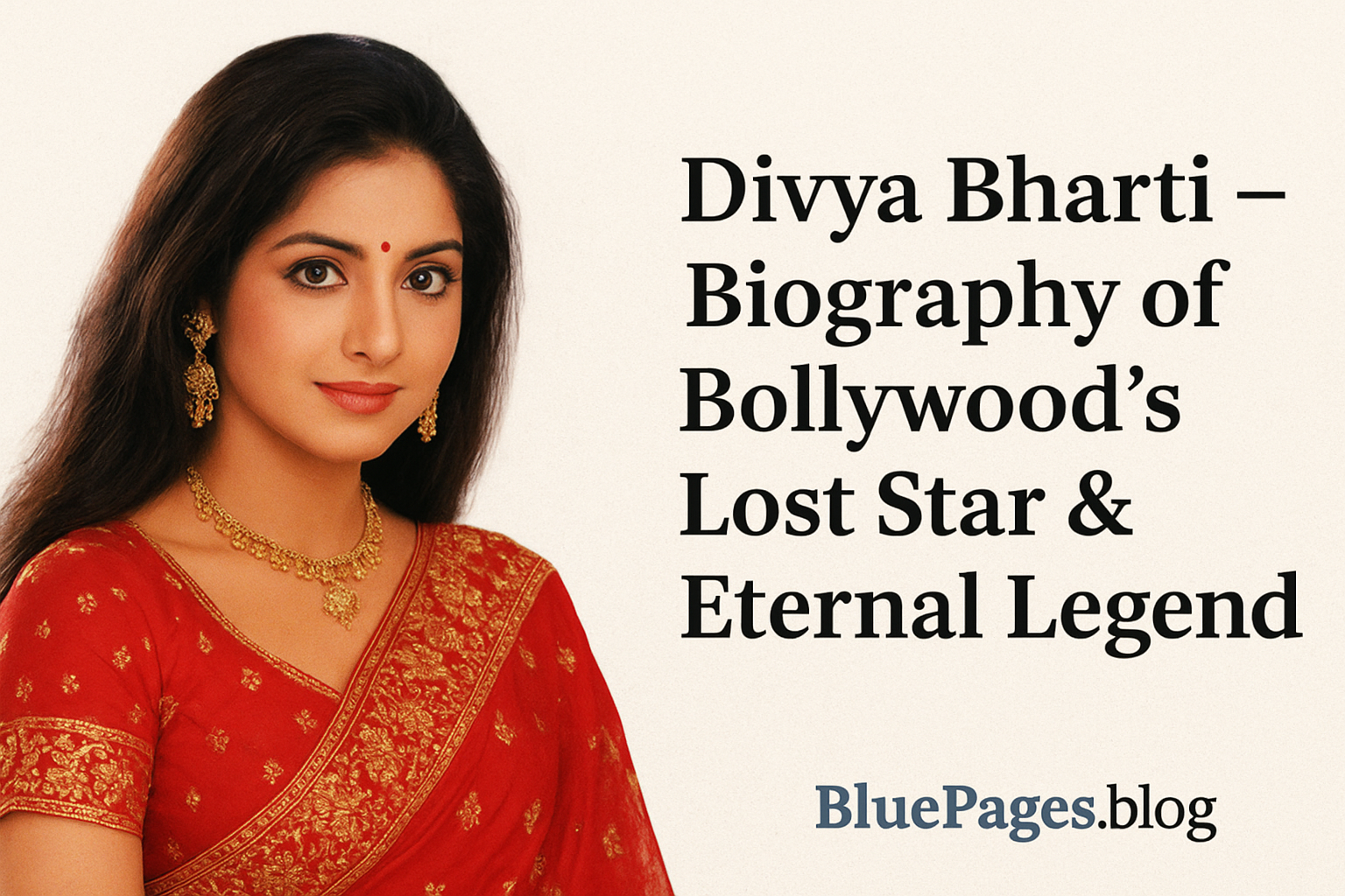 Divya Bharti – Biography of Bollywood’s Lost Star & Eternal Legend | BluePages