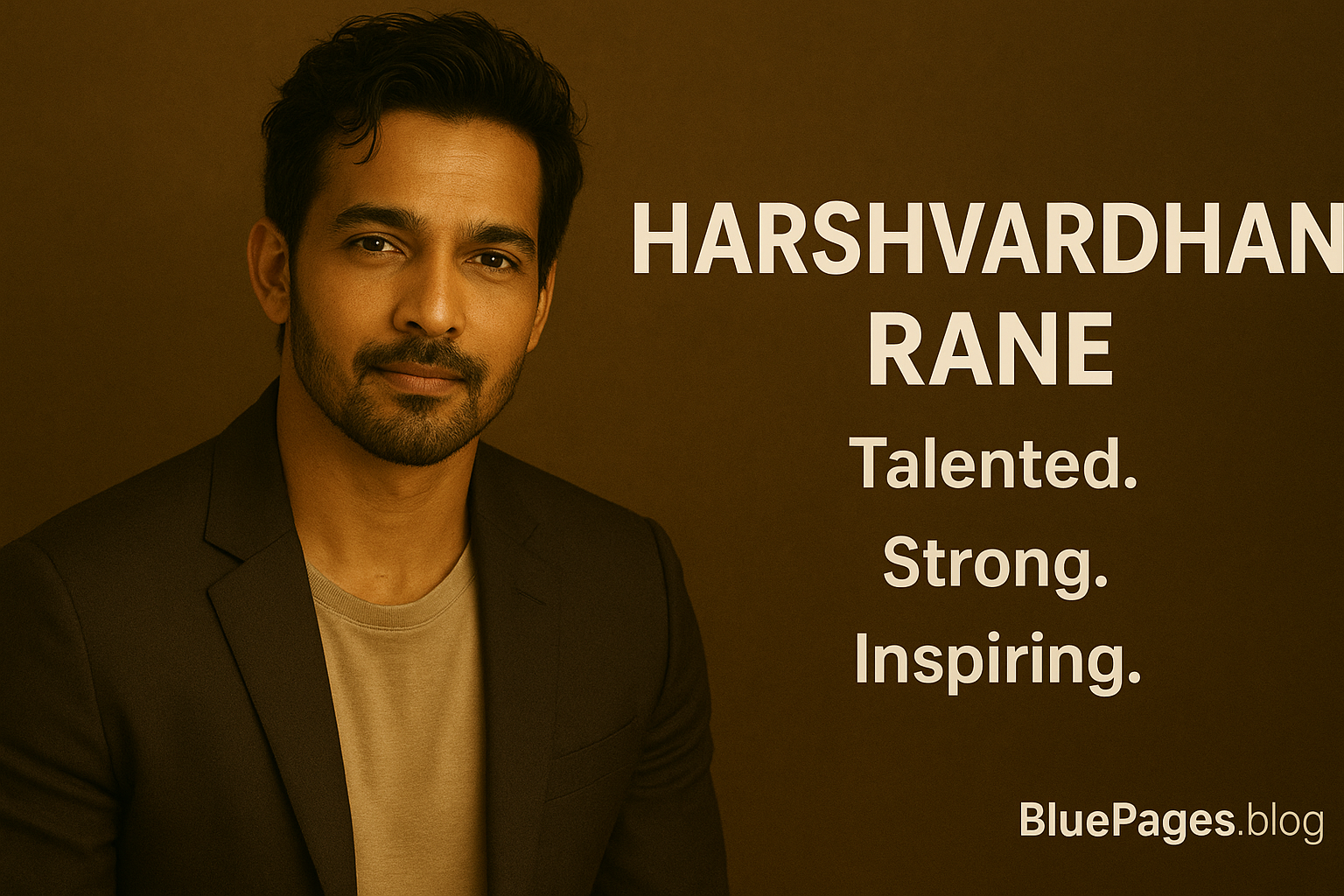 Harshvardhan Rane – The Rugged Romantic of Bollywood | BluePages