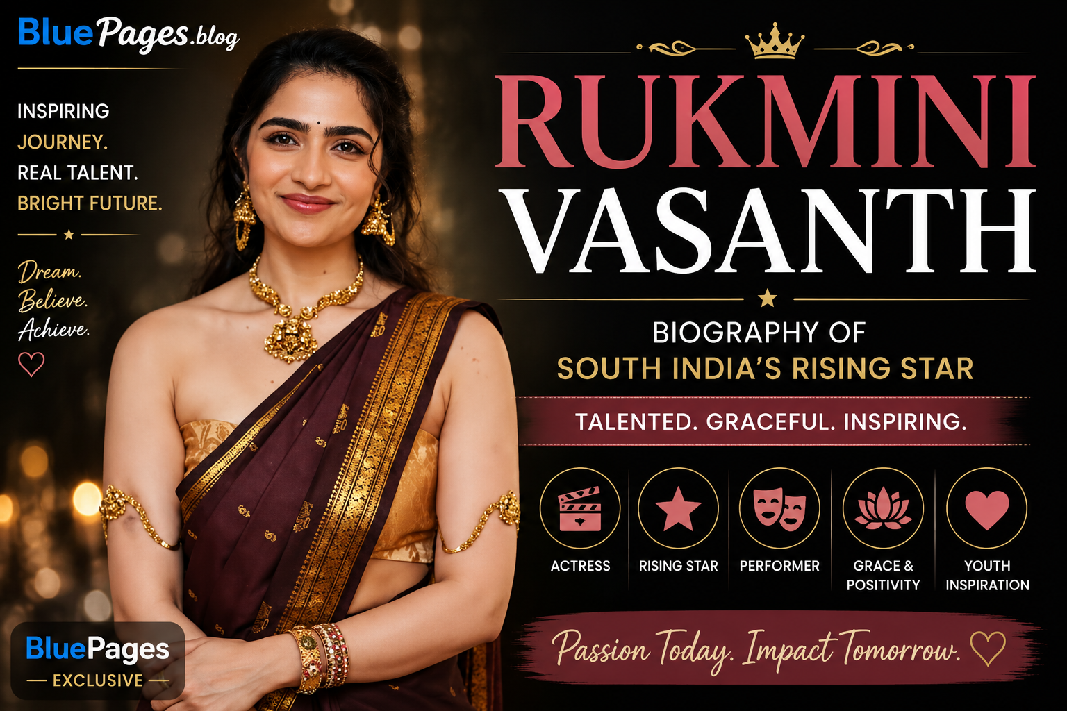 Rukmini Vasanth – Biography of South India’s Rising Star & Youth Inspiration | BluePages