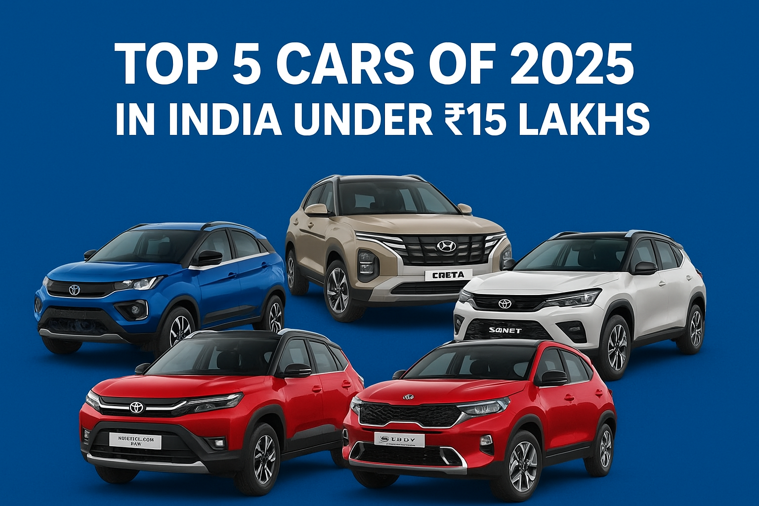 Top 5 Cars of 2025 in India Under ₹15 Lakhs | Budget Cars 2025 | BluePages