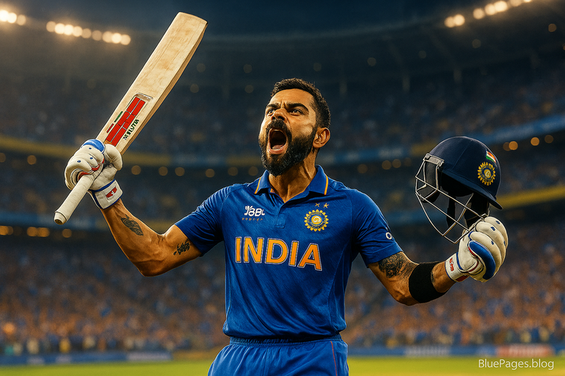 Virat Kohli – Biography of Cricket’s Run Machine and Modern Icon | BluePages