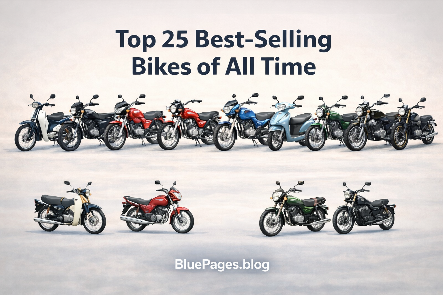 Top 25 Best-Selling Bikes of All Time (Global Sales) | BluePages