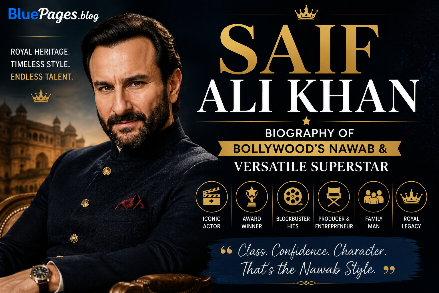 Saif Ali Khan – Biography of Nawab of Bollywood | BluePages