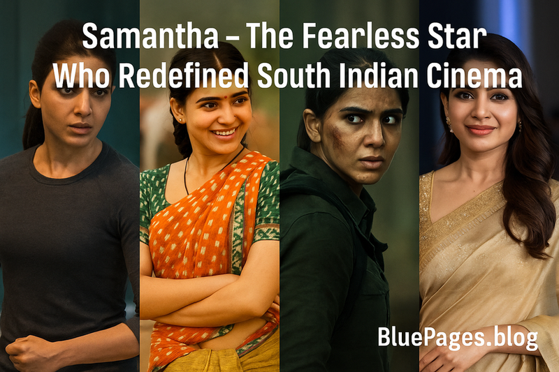 Samantha – The Fearless Star Who Redefined South Indian Cinema | BluePages