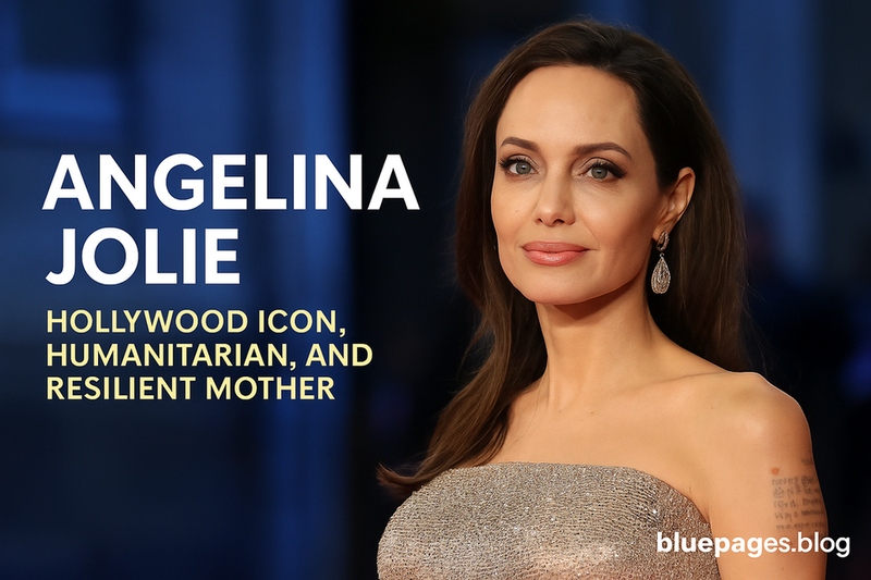 Angelina Jolie: Hollywood Icon, Humanitarian, and Resilient Mother – BluePages