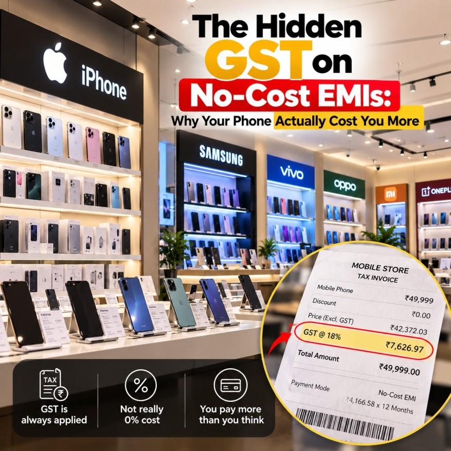 No-Cost EMI Isn’t Really Free: The Hidden GST Charges That Make Your Phone More Expensive